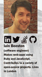 Mobile Screenshot of iainbeeston.com